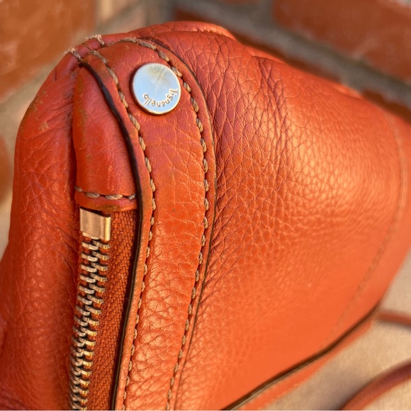 Tignanello compact organizational wallet essentials crossbody in Rust & Scarf - Picture 9 of 16